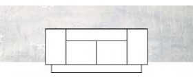 Meuble 4 portes + 1 façade abattante pour écran Maxi 55’’ (139cm)